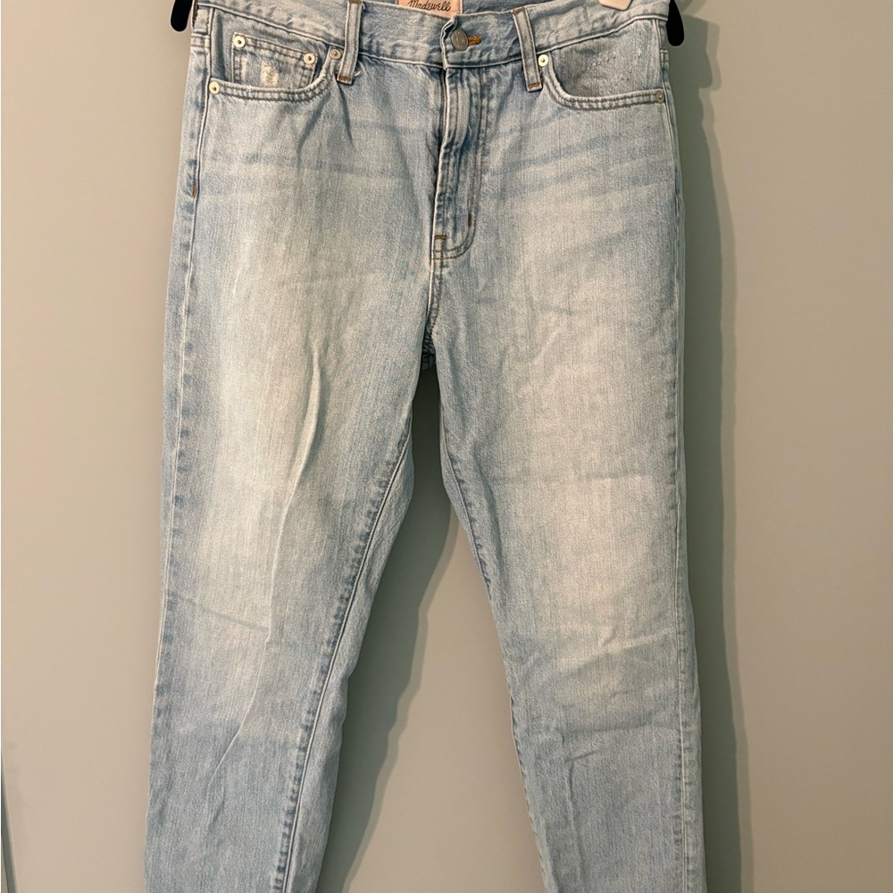 Madewell Women's Straight Leg Jeans in Light Blue
